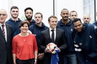Le Président de la République inaugure la maison du Handball à Créteil