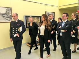 Marlène Schiappa​ et Geneviève Darrieussecq visitent l’Hôpital d'instruction des armées Bégin​