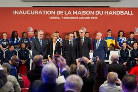 Inauguration de la Maison du Handball