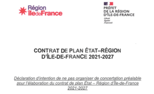 Déclaration d'intention relative au Contrat de plan Etat-Région 2021-2027 